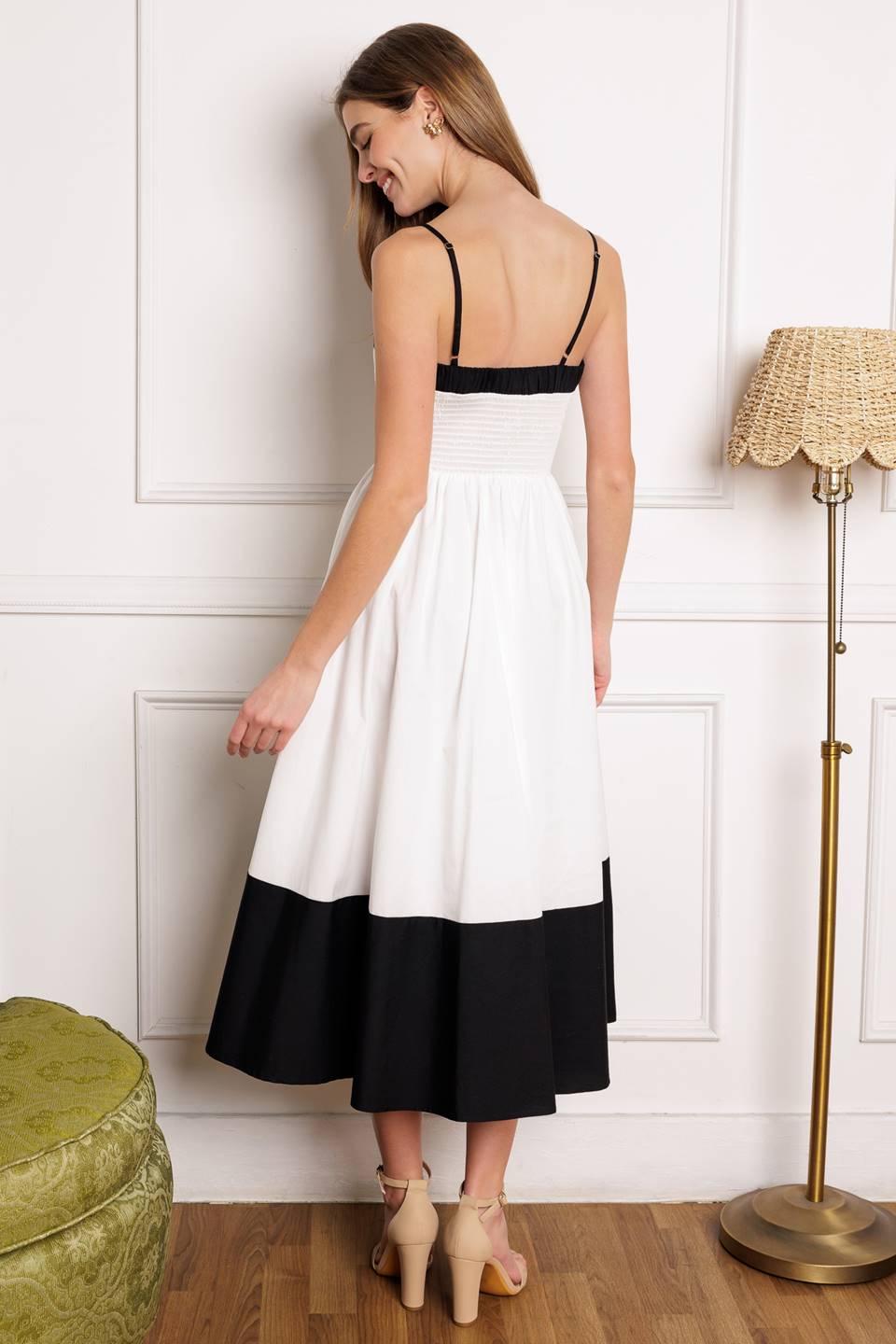 ISLAND HEARTBEAT WOVEN MIDI DRESS Flying Tomato